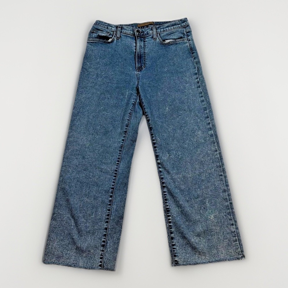 Joe's Jeans The Blake Wide Leg Crop Jeans Womens 31 Blue High Rise Just In Case